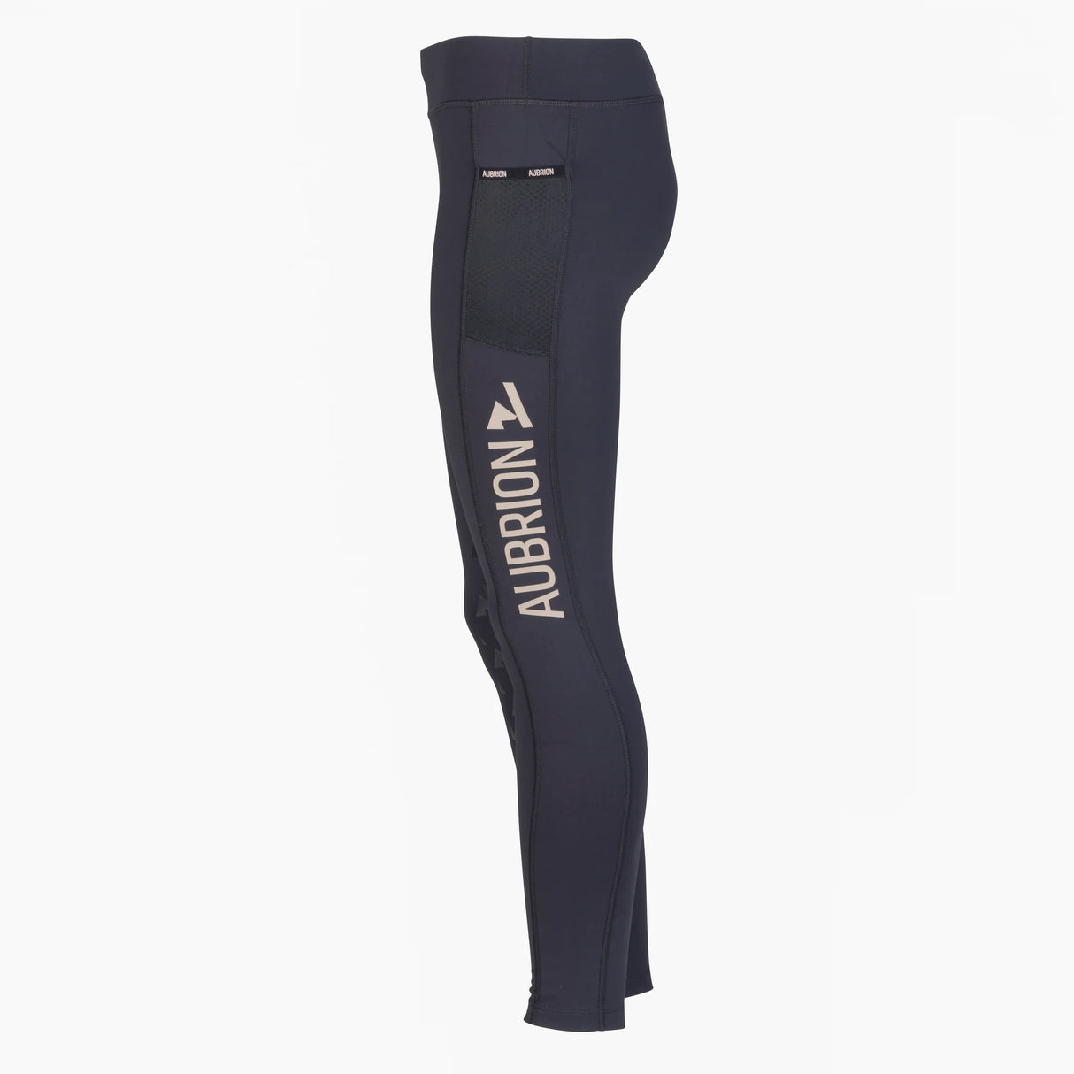 Shires Aubrion Young Rider React Winter Non-Stop Riding Tights #colour_shadow