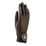 Shires Aubrion Aero Childs Flexfit Riding Gloves #colour_brown