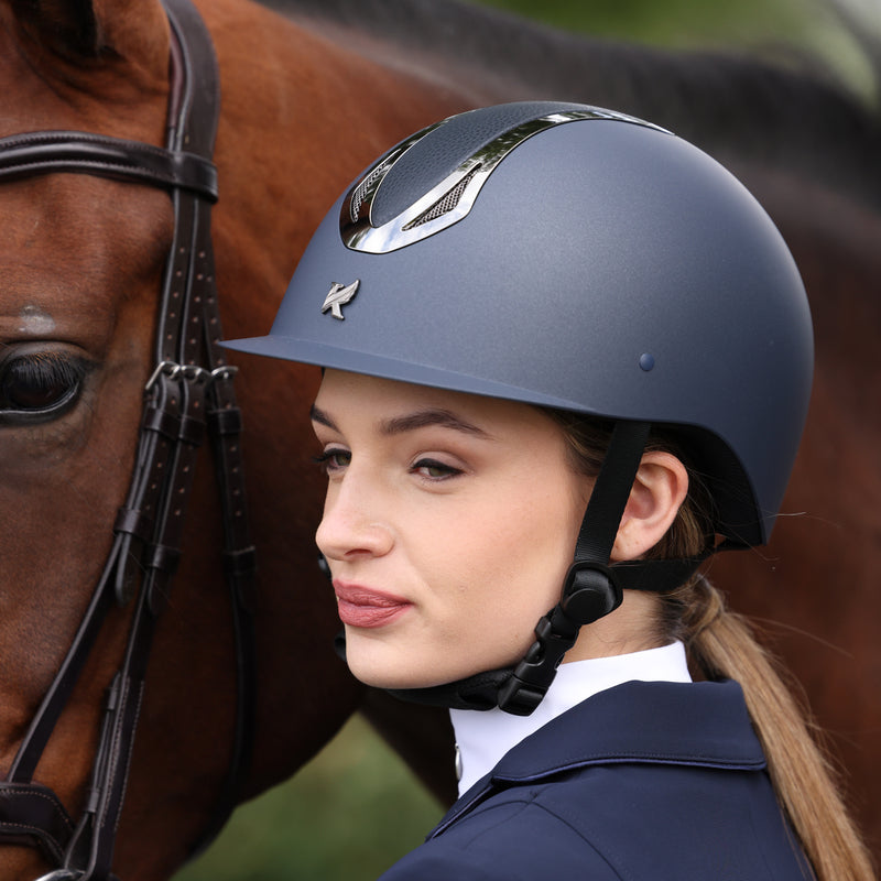 Shires Karben Sonic LSH Riding Hat #colour_blue
