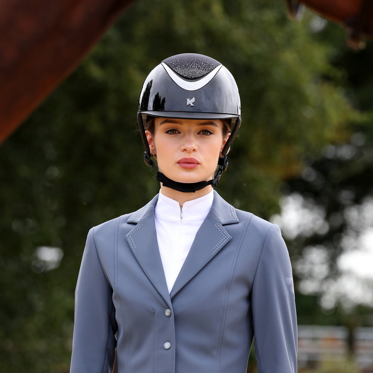Shires Karben Ariel Ellipse SP Riding Hat #colour_black