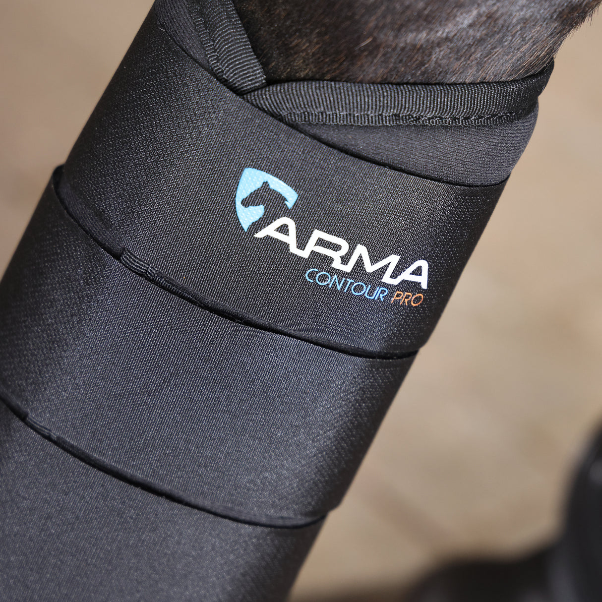 Shires ARMA Contour Pro Brushing Boots #colour_black