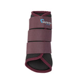 Shires ARMA Contour Pro Brushing Boots #colour_black-cherry
