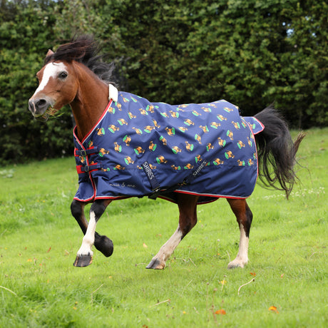 Shires Winnie & Me Lite Turnout Rug #colour_navy