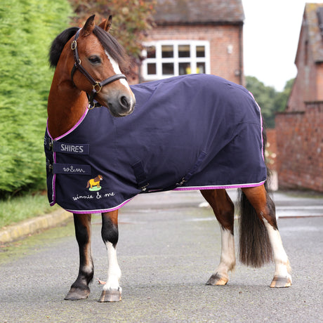 Shires Winnie & Me Stable Sheet #colour_navy