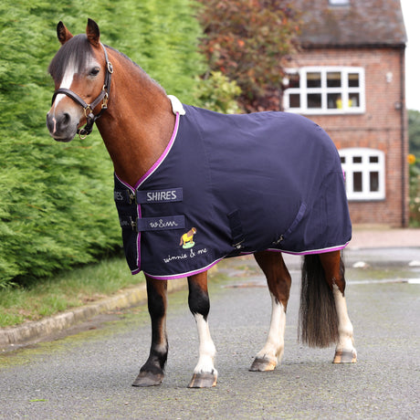 Shires Winnie & Me Stable Sheet #colour_navy