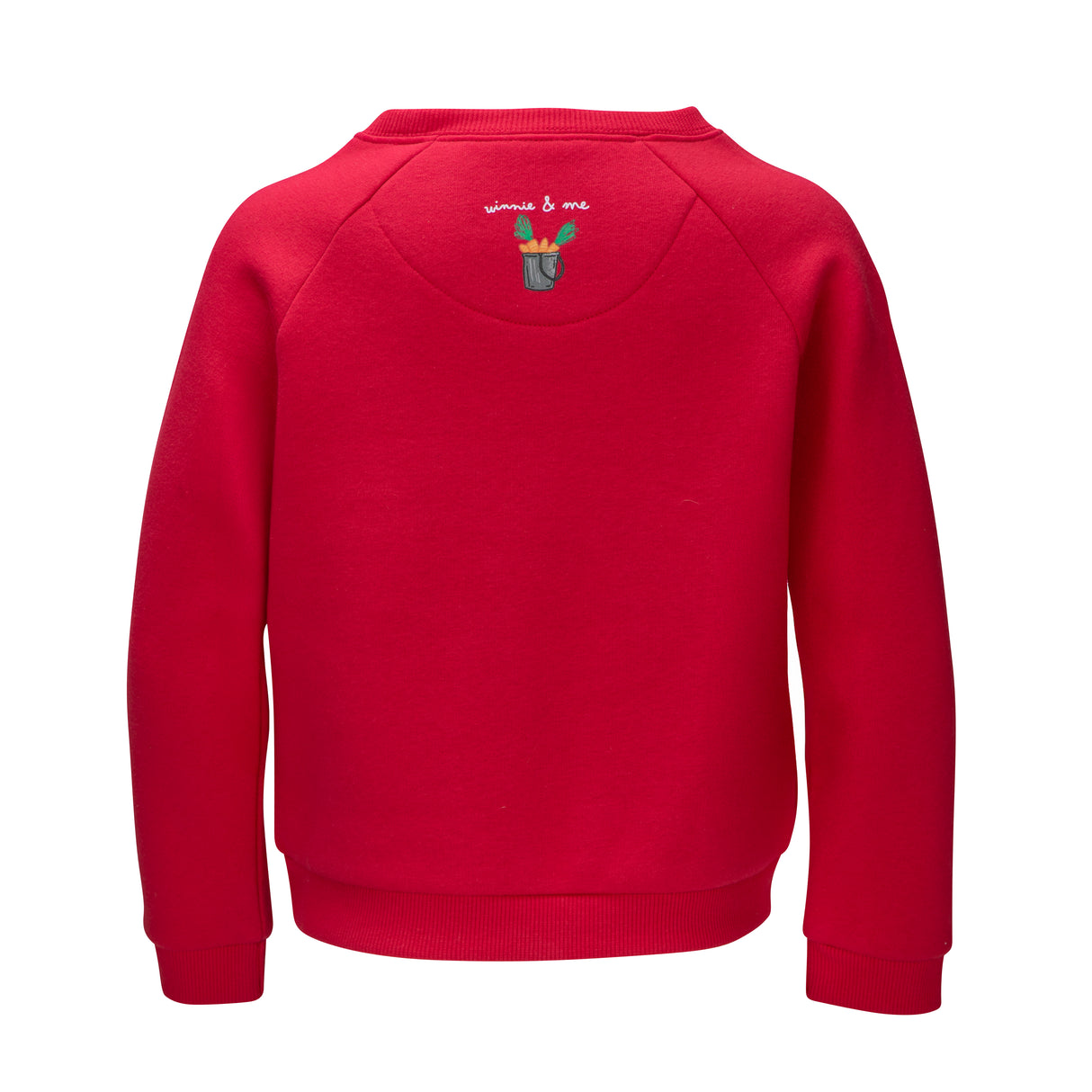 Shires Junior Winnie & Me Festive Sweatshirt #colour_red
