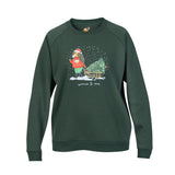 Shires Winnie & Me Adult Festive Sweatshirt #colour_green