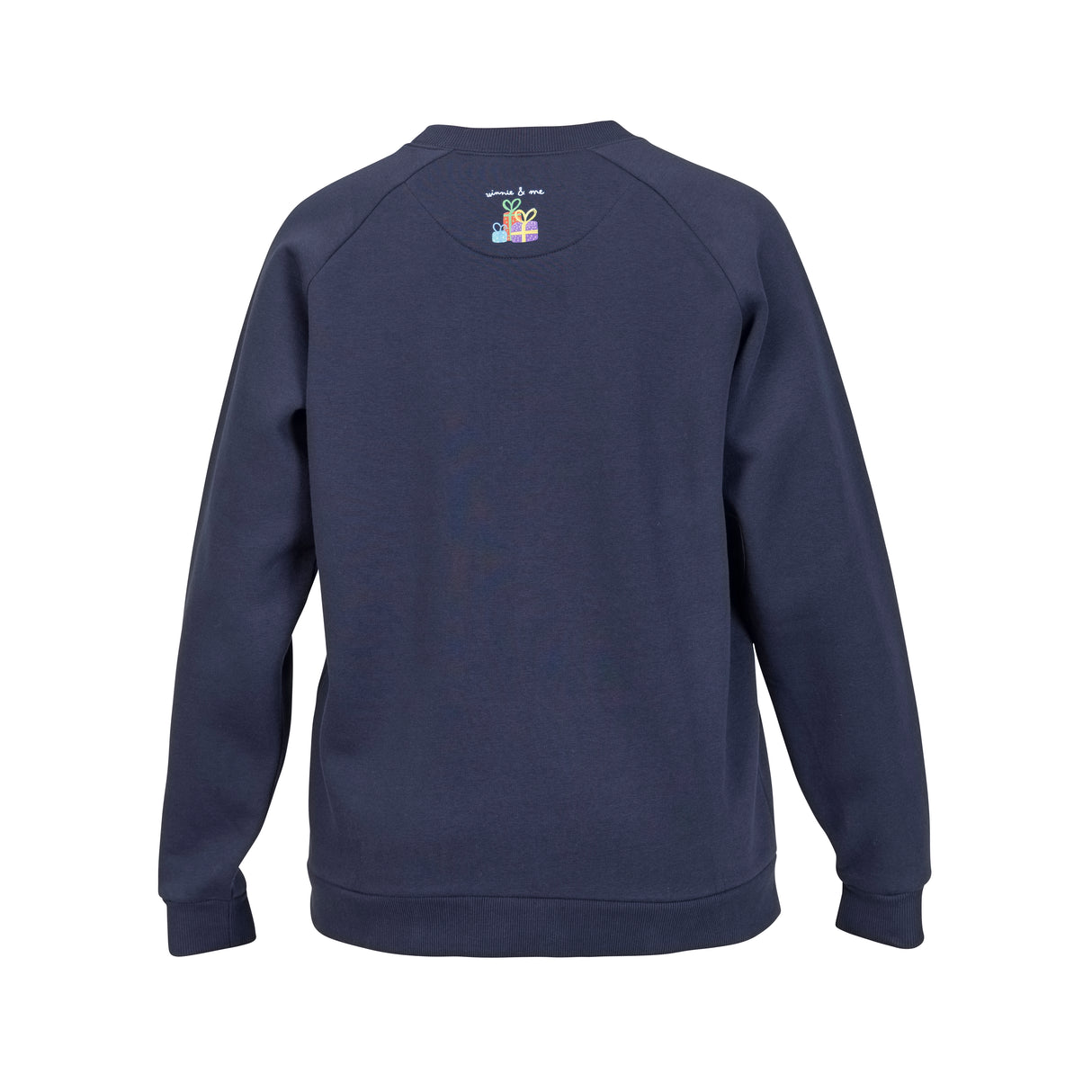 Shires Winnie & Me Adult Festive Sweatshirt #colour_navy