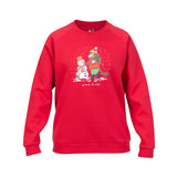 Shires Winnie & Me Adult Festive Sweatshirt #colour_red