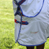 Shires Tempest Original Fly Rug & Neck Set #colour_white