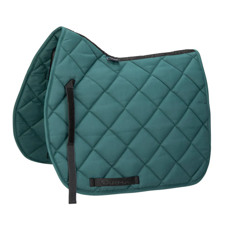 Shires ARMA Quilted Saddlecloth #colour_green