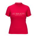 Shires Aubrion Equestrian Short Sleeve Base Layer #colour_dewberry