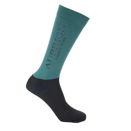 Shires Aubrion Equestrian Socks -Young Rider #colour_thyme