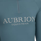 Shires Aubrion Equestrian Long Sleeve Base Layer -Young Rider #colour_thyme