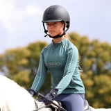 Shires Aubrion Equestrian Long Sleeve Base Layer -Young Rider #colour_thyme