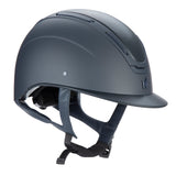 Shires Karben Amity Leather Riding Hat #colour_navy