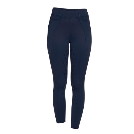 Shires Aubrion Optima LX Riding Tights #colour_navy