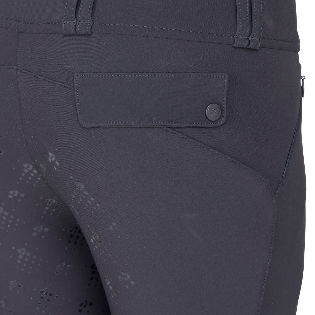 Shires Aubrion Optima MX Breeches - Young Rider #colour_black