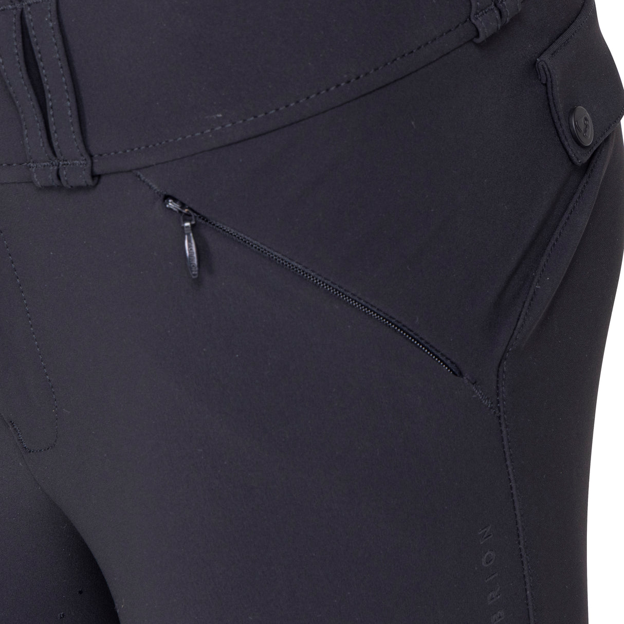 Shires Aubrion Optima MX Breeches - Young Rider #colour_black