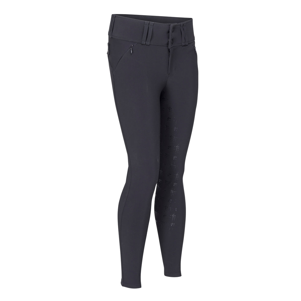 Shires Aubrion Optima MX Breeches - Young Rider #colour_black