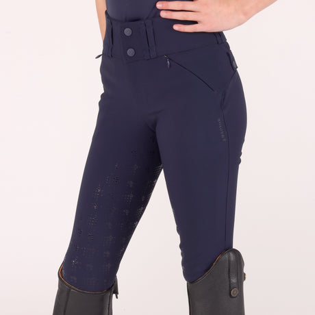 Shires Aubrion Optima MX Breeches - Young Rider #colour_navy