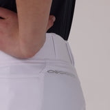Shires Aubrion Optima LX Riding Tights - Young Rider #colour_white