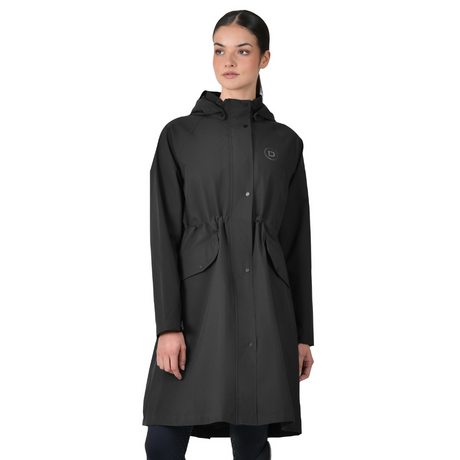 Dublin Ladies Wet Weather Long Jacket #colour_black