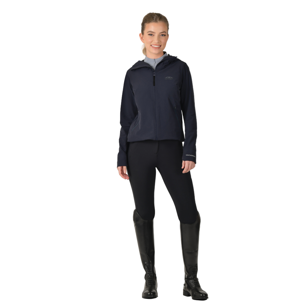 Weatherbeeta Ladies Abrasion Proof Stretch Riding Jacket #colour_navy