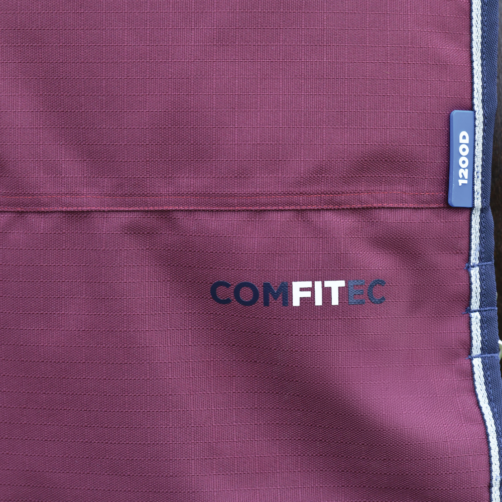 Weatherbeeta Comfitec Essential 50G Turnout #colour_burgundy-navy