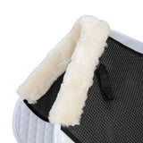 Shires ARMA Soft Grip Jump Saddlecloth #colour_white