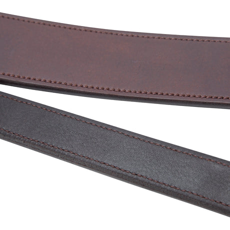 Shires Velociti RAPIDA Wide Stirrup Leathers #colour_havana