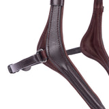 Shires Velociti LUSSO Elite Grackle Noseband #colour_havana