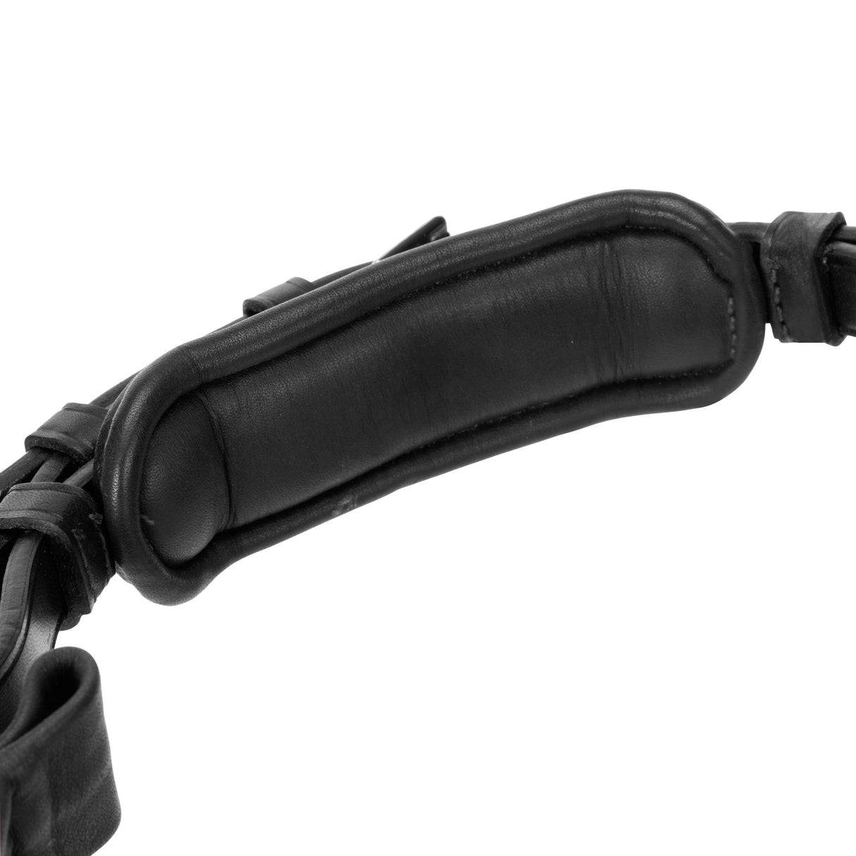 Shires Velociti LUSSO Elite Padded Cavesson Noseband #colour_black