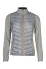 HKM Children's Jersey/Nylon Jacket -Prag- Style #colour_grey-rose-gold