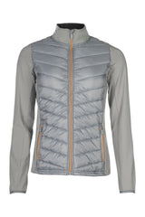 HKM Women's Jersey/Nylon Jacket -Prag- Style #colour_grey-rose-gold 