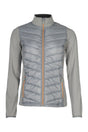 HKM Women's Jersey/Nylon Jacket -Prag- Style #colour_grey-rose-gold 