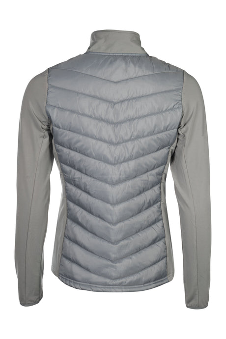 HKM Women's Jersey/Nylon Jacket -Prag- Style #colour_grey-rose-gold 