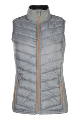 HKM Women's Jersey/Nylon Vest -Basel- Style #colour_grey-rose-gold