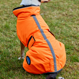 Weatherbeeta Comfitec Reflective 300D Deluxe Showerproof Dog Coat #colour_orange