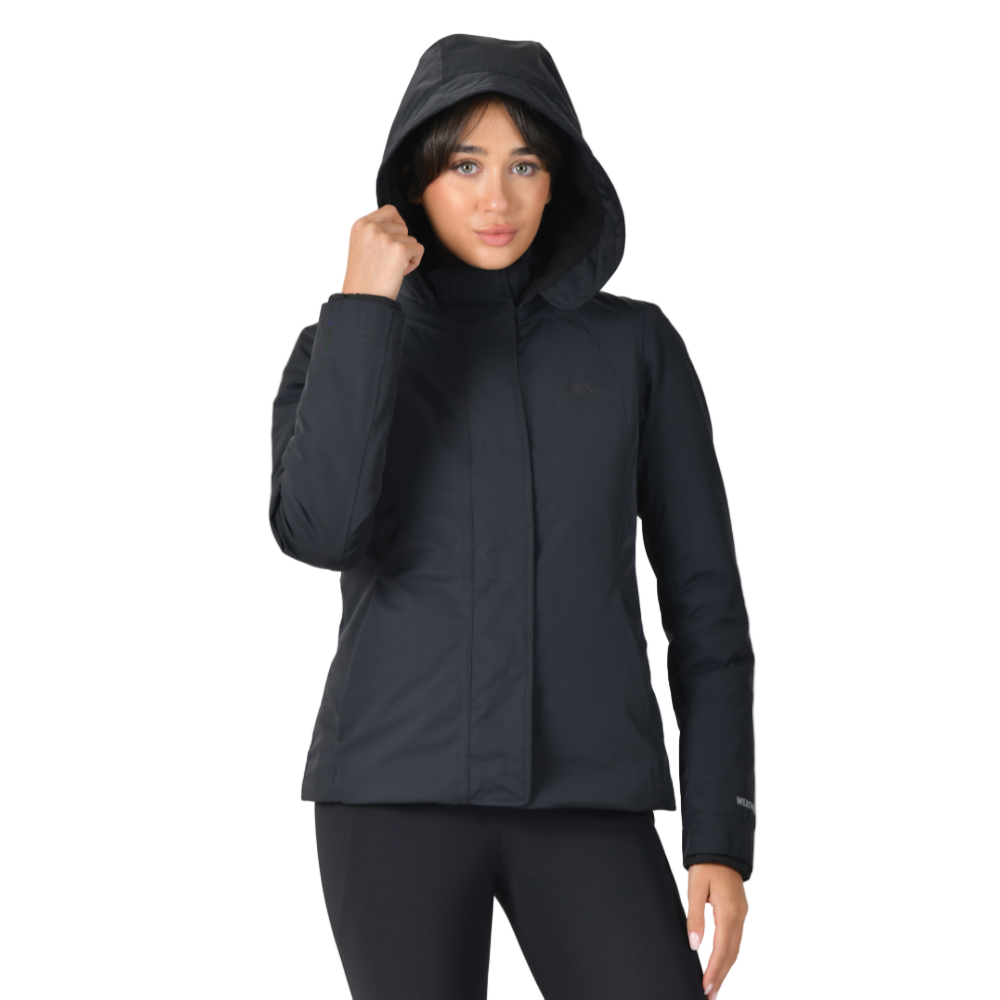 Weatherbeeta Ladies Protect Jacket With High Neck #colour_black