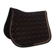 HKM Saddle Cloth -Rosegold Glamour- Style #coour_brown-rose-gold