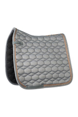 HKM Saddle Cloth -Rosegold Glamour- Style #colour_grey-rose-gold