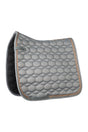 HKM Saddle Cloth -Rosegold Glamour- Style #colour_grey-rose-gold
