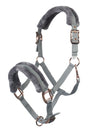 HKM Head Collar -Rosegold Glamour- Style #colour_grey-rose-gold