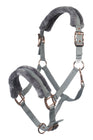 HKM Head Collar -Rosegold Glamour- Style #colour_grey-rose-gold