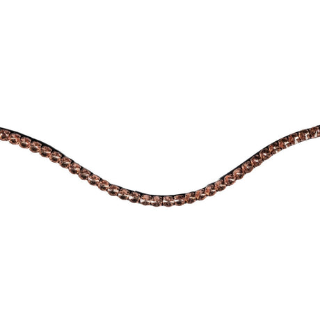 HKM Browband -Rosegold Glamour- Style #colour_brown-rose-gold