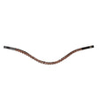 HKM Browband -Rosegold Glamour- Style #colour_brown-rose-gold