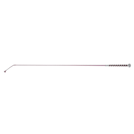 HySCHOOL Pirouette Schooling Whip #colour_silver-glitter-burgundy