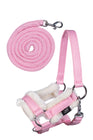 HKM Hobby Horsing Head Collar and Lead Rope #colour_rose