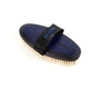 Ezi-Groom Grip Body Brush With Goat Hair #colour_navy